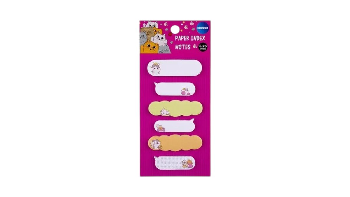 CENTRUM ბლოკნოტი CUTE CAT (25 pcs)