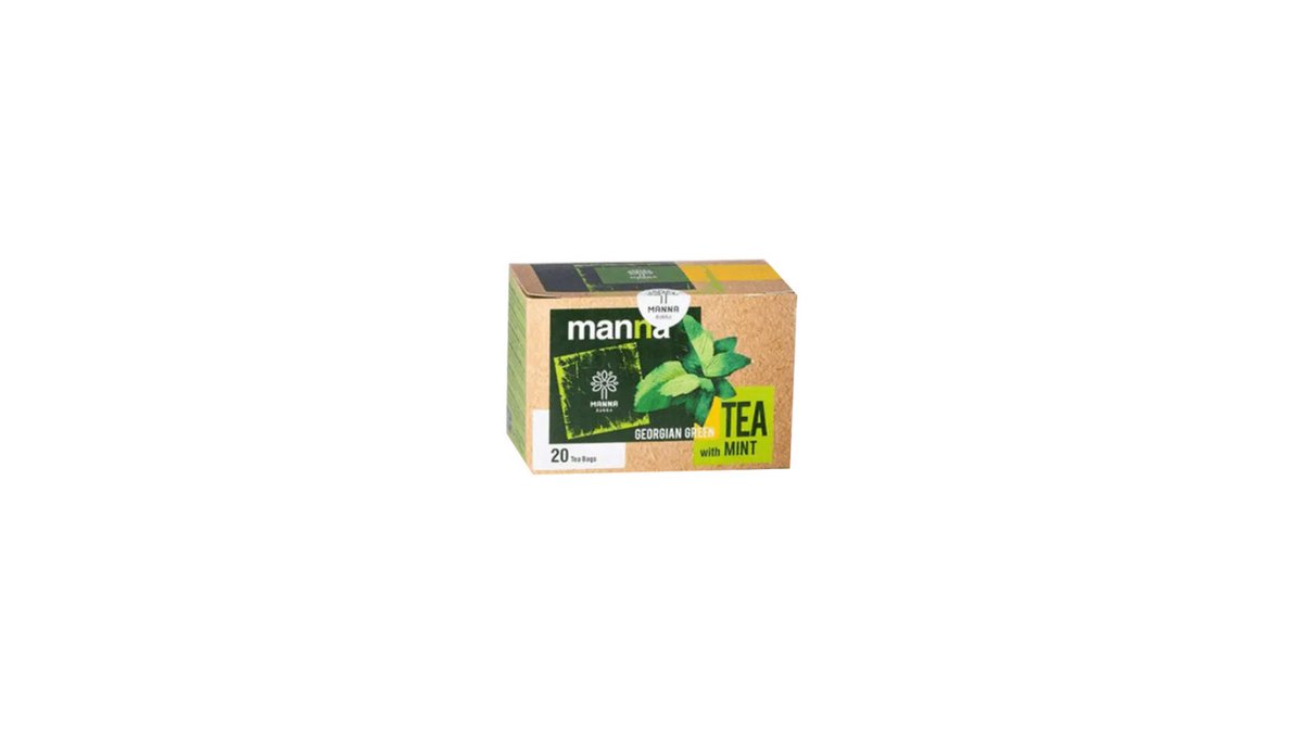 Manna Tea Green Tea with Mint (20 pcs)