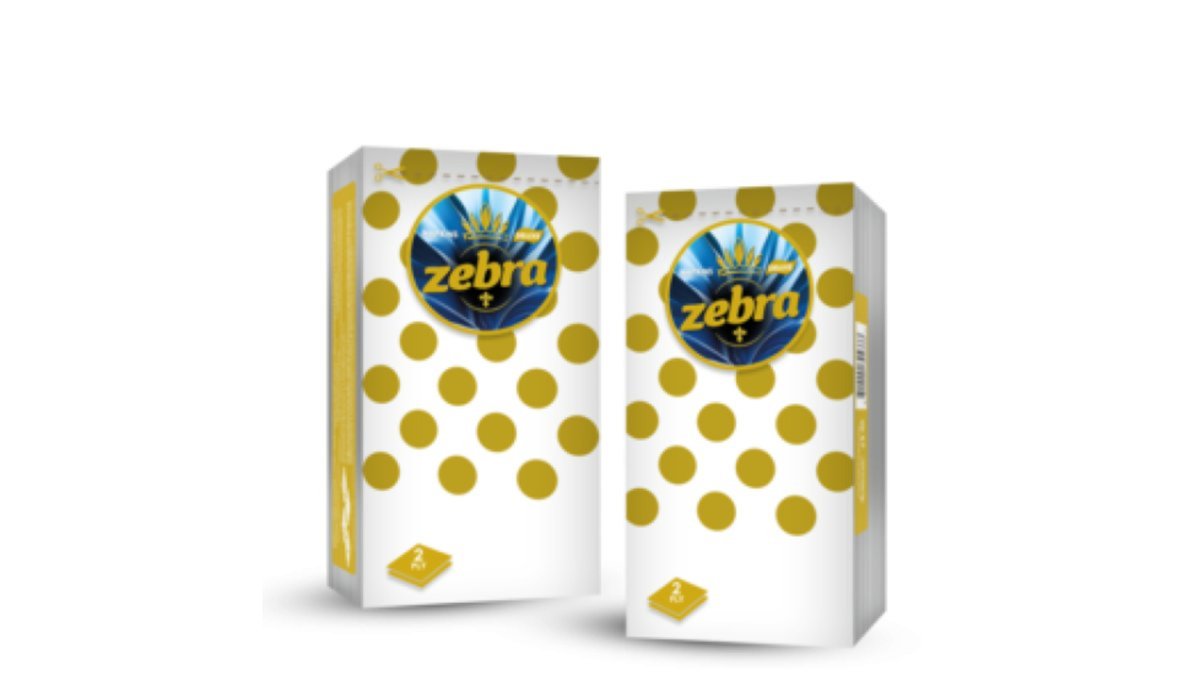 Zebra Салфетка Deluxe 1/8 (40 pcs)