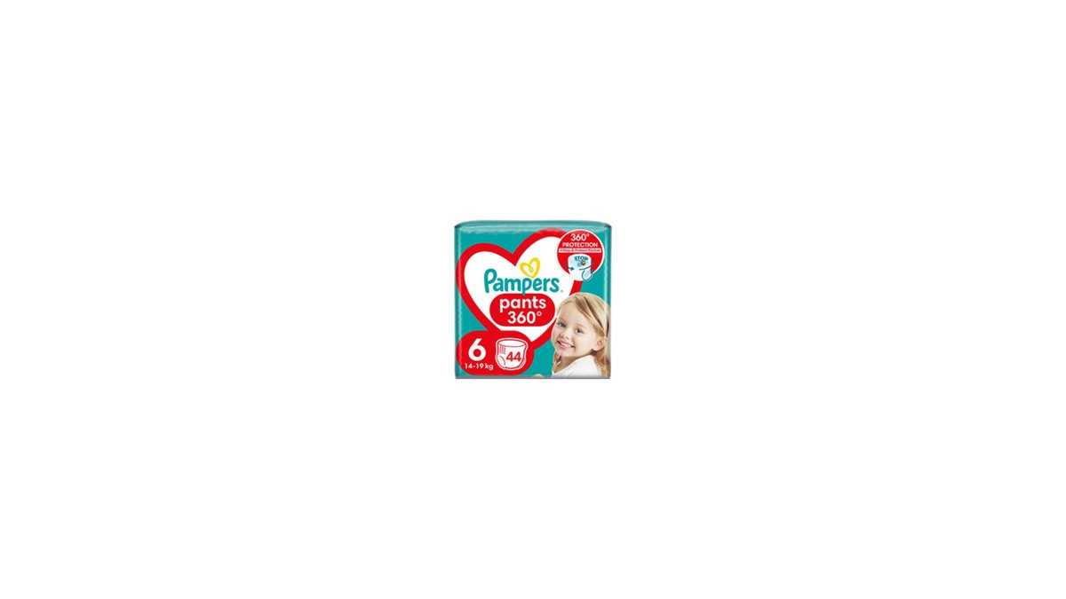 პამპერსი diapers Size 6 (44 pcs)