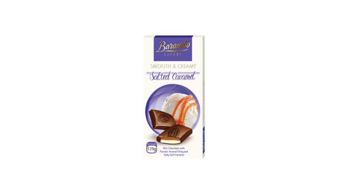 BARAMBO EXPORT Chocolate salted caramel (125 g)