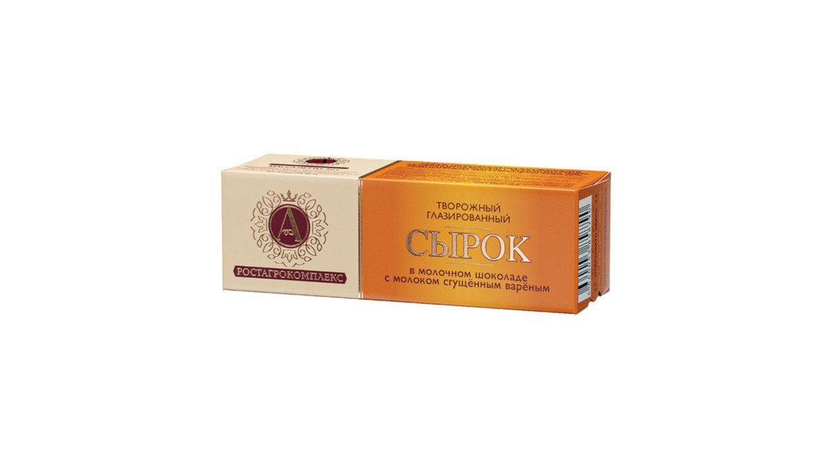 Rostagro Йогурт Glazed cottage cheese in milk chocolate