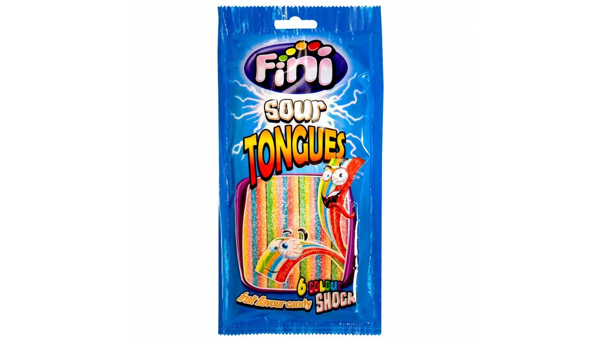 Fini კანფეტი Sour 6-Colored Tongues (100 g)