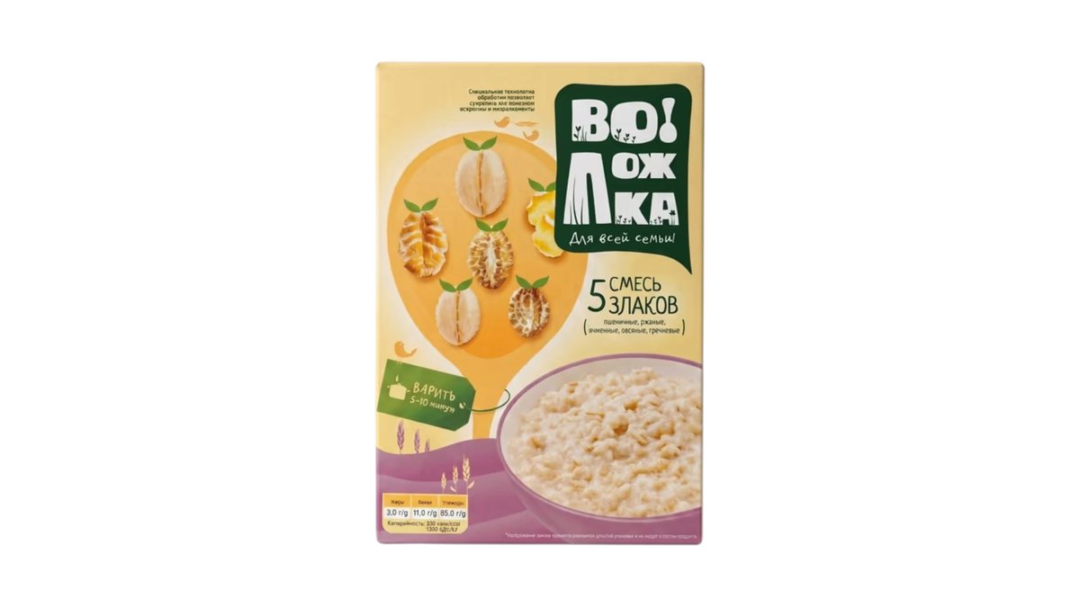 Volozhka muesli 5 corn mix (400 g)