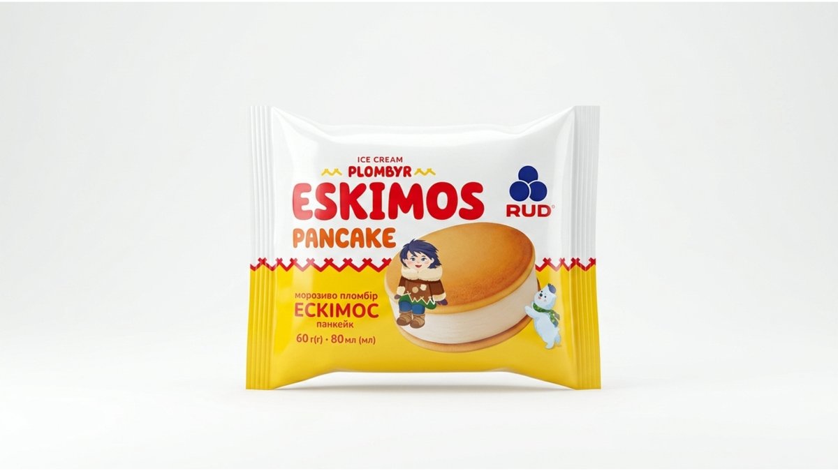 Plombir ice cream Pancake Sandwich (60 g)