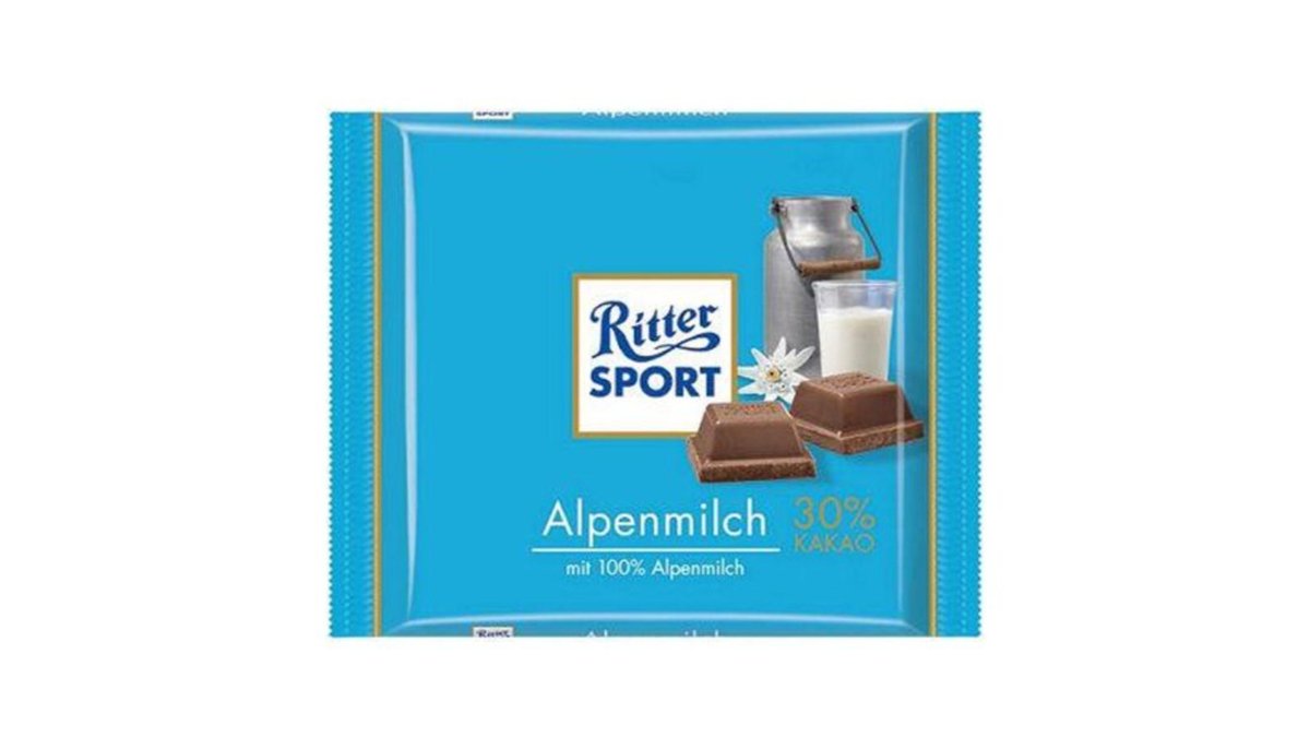 Ritter Sport Шоколад Milk Chocolate