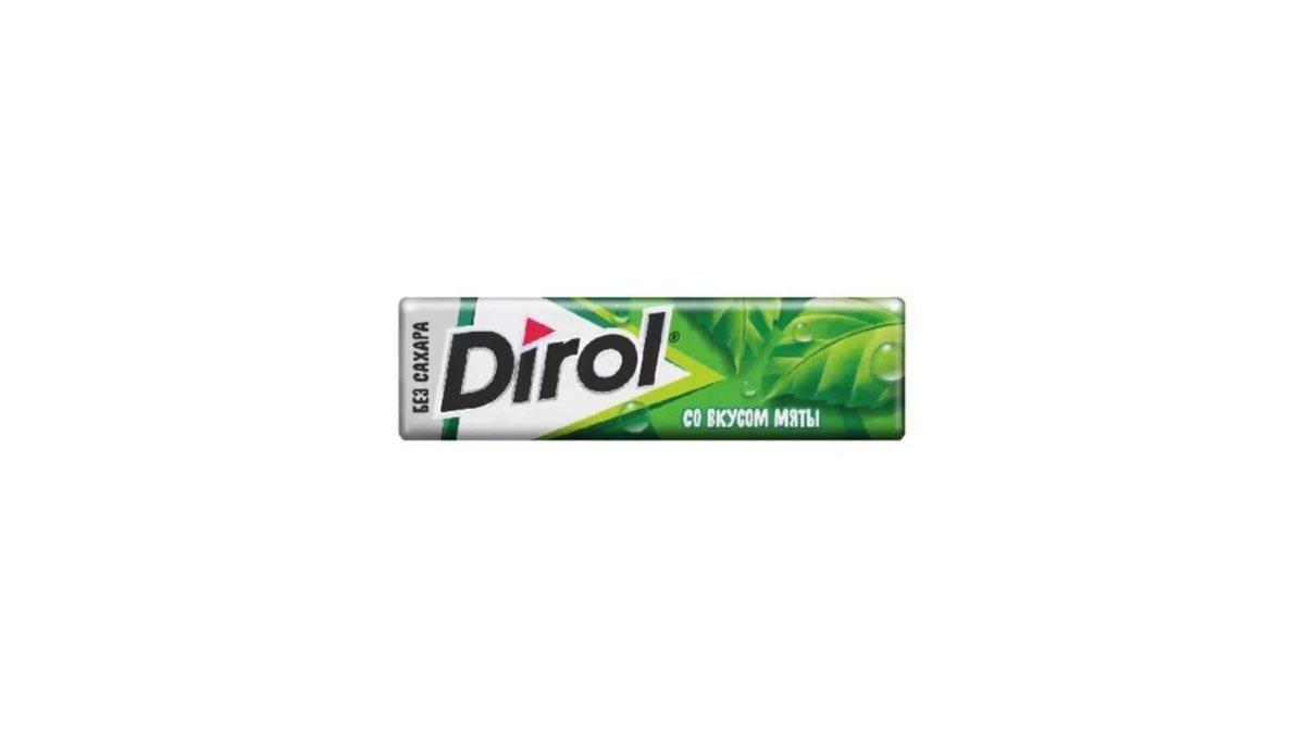 დიროლი жевательная резинка mint (19.5 g)