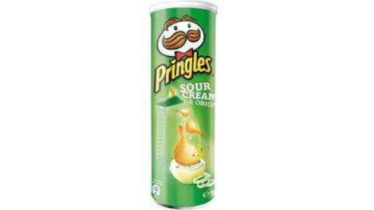 პრინგლსი Potato Chips sour cream and onion (165 g)