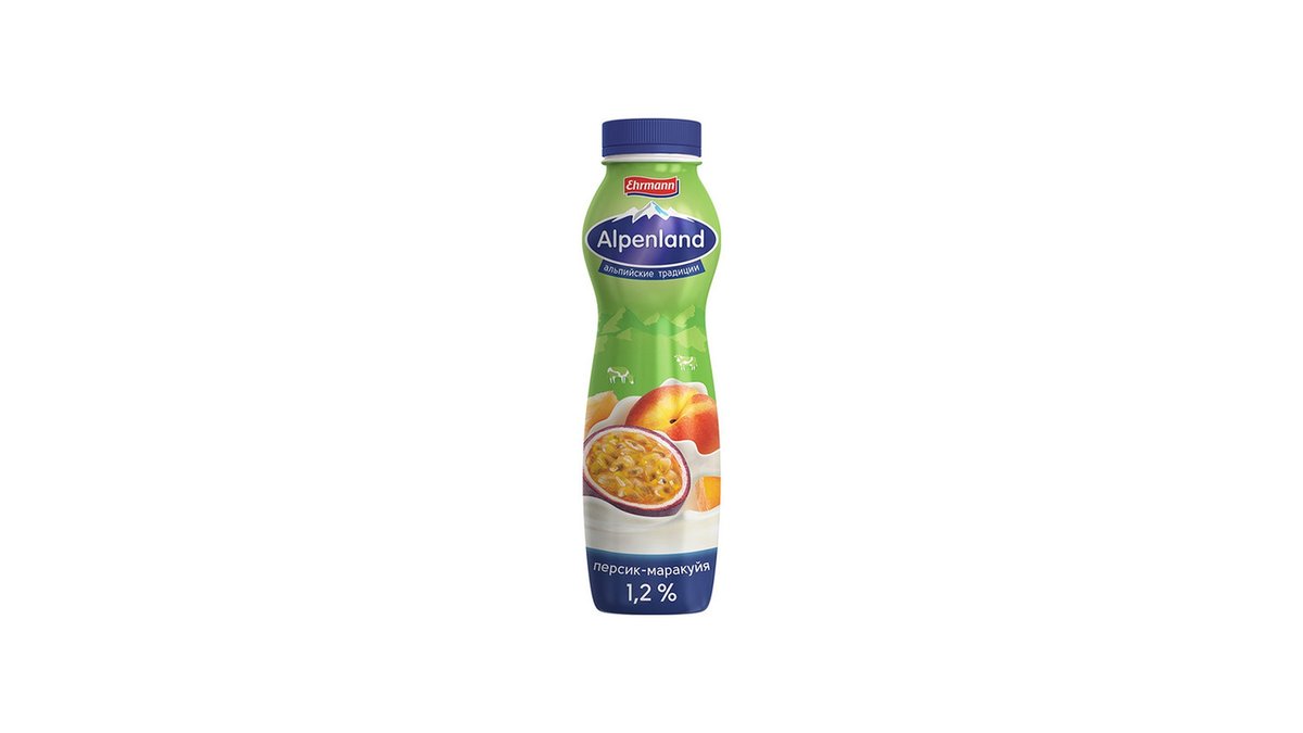 ალპენლანდი йогурт peach-passion (290 g)