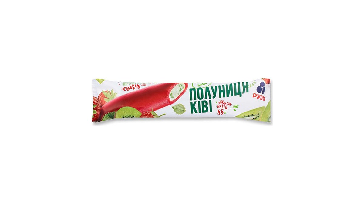 RUD мороженое strawberry & kiwi (85 g)