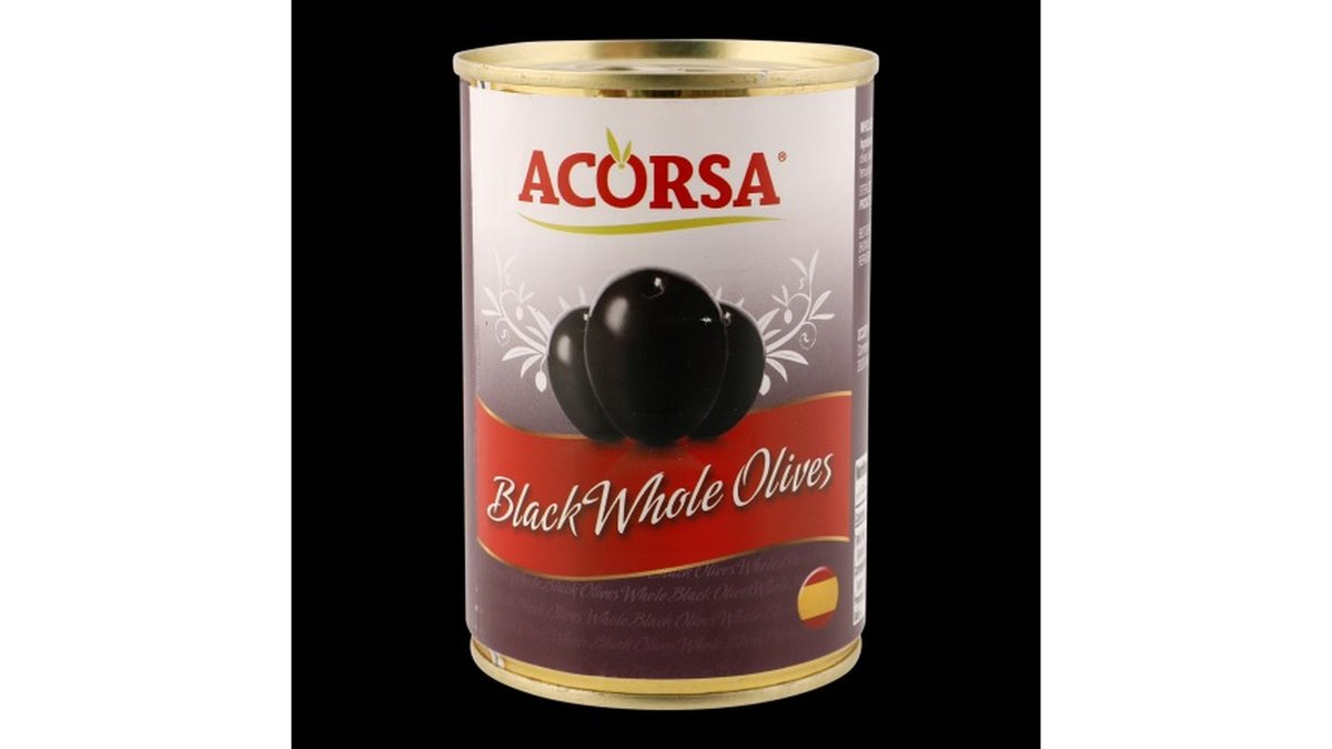 Acorsa Чёрные оливки (425 gr)