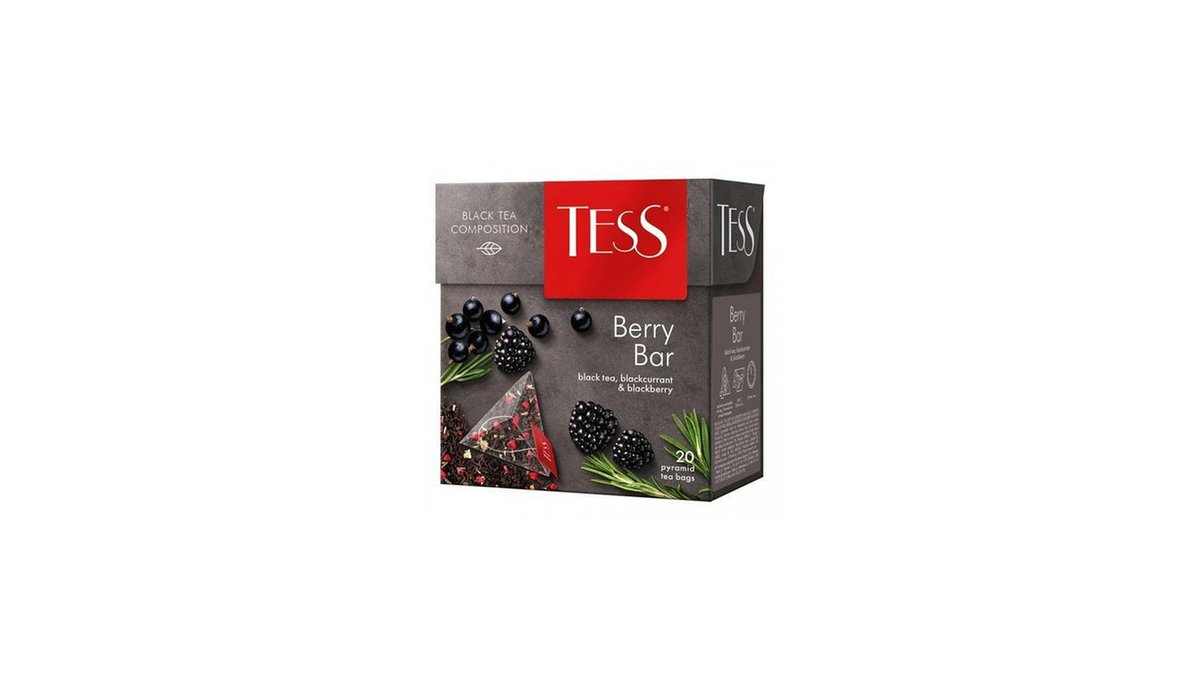 Tessie Tea Black Tea Berry (20 pcs)
