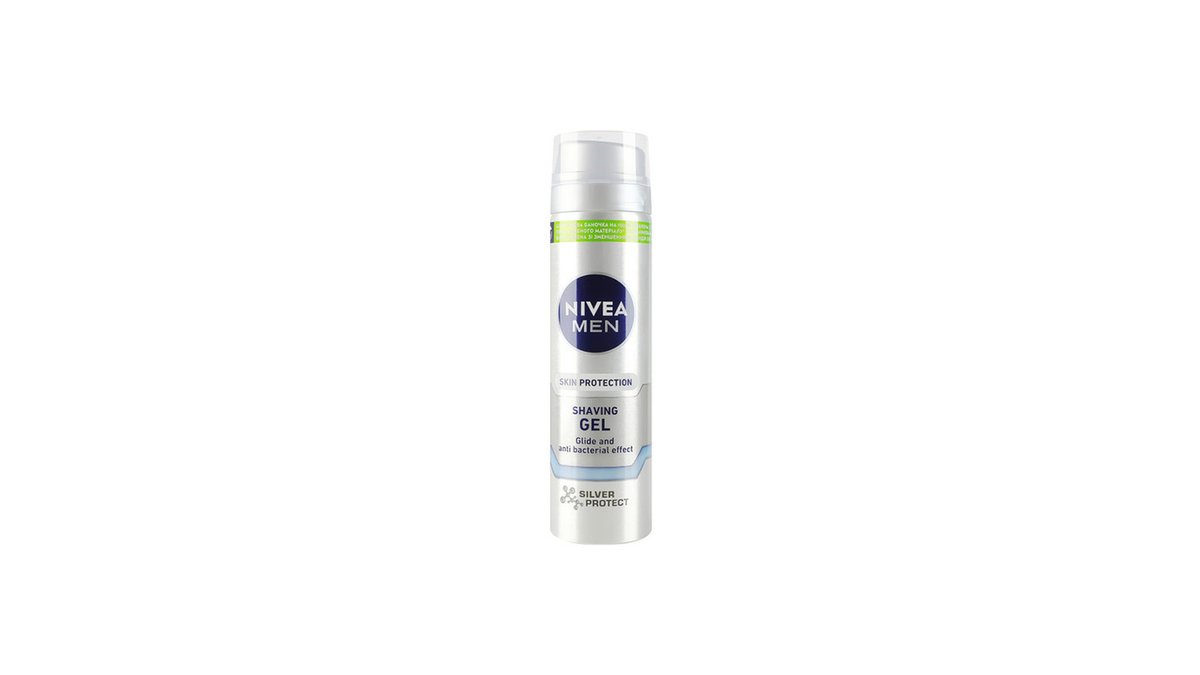 Nivea Shaving Cream with silver (200 ml)