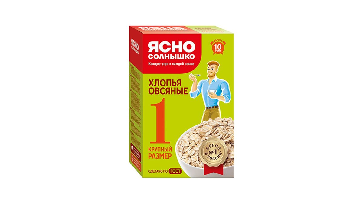 Yasno Solnyshko Oatmeal No.1 (500 g)