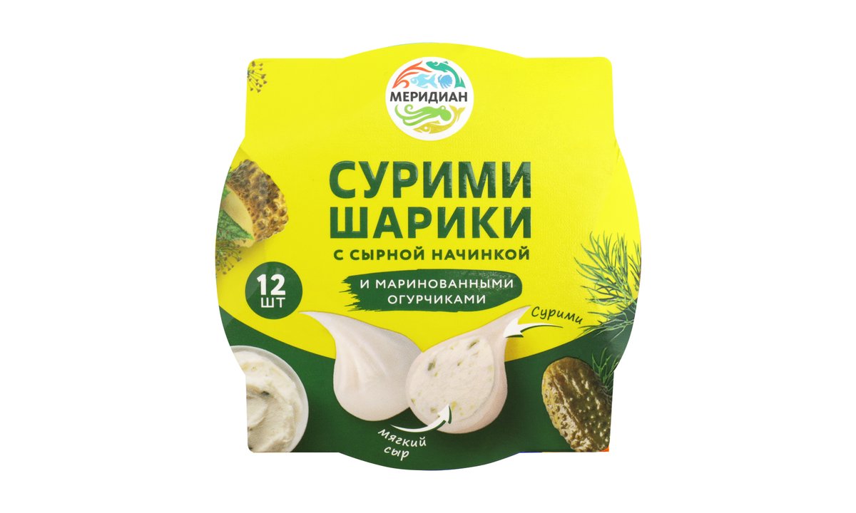 Meridian მშრალი კალმარი მარინირებული კიტრით (100 g)