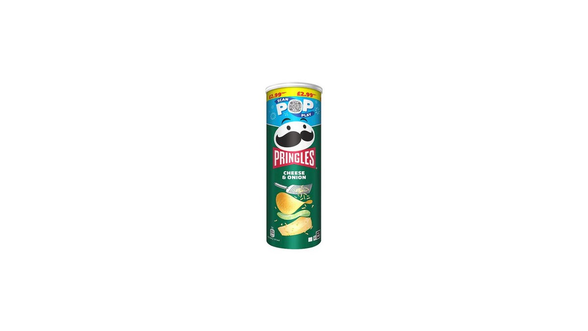 PRINGLES ჩიპსი Cheese and Onion (165 g)