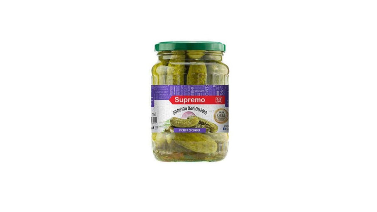 SUPREMO Консервированные Огурцы Cucumber Marinade (0.72 l)