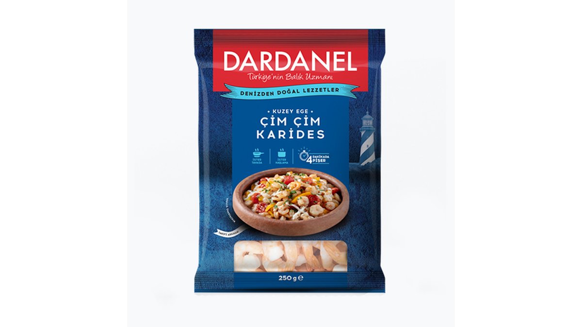 Dardanel Frozen Shrimp Small shrimps (250 g)