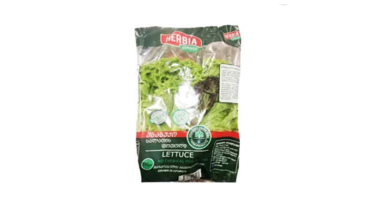 Herbia მწვანილი lettuce leaves (150 gr)