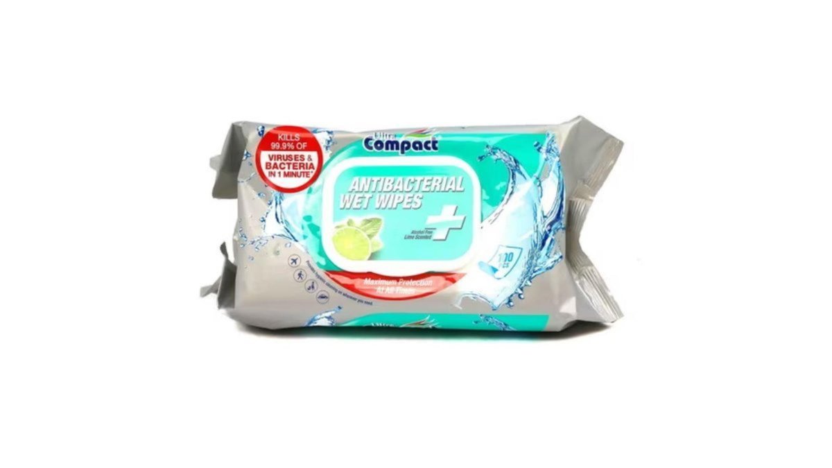 Антибактериальные Влажные Салфетки antibacterial (100 pcs)