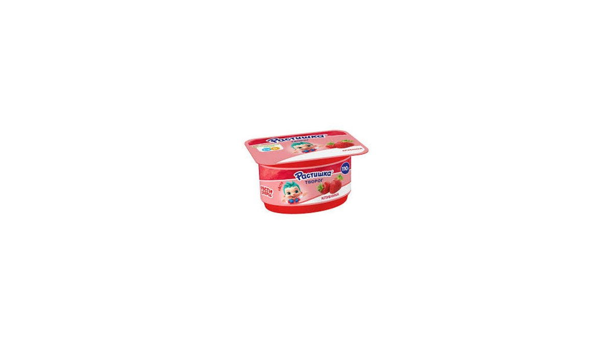 Rastishka yogurt with strawberries