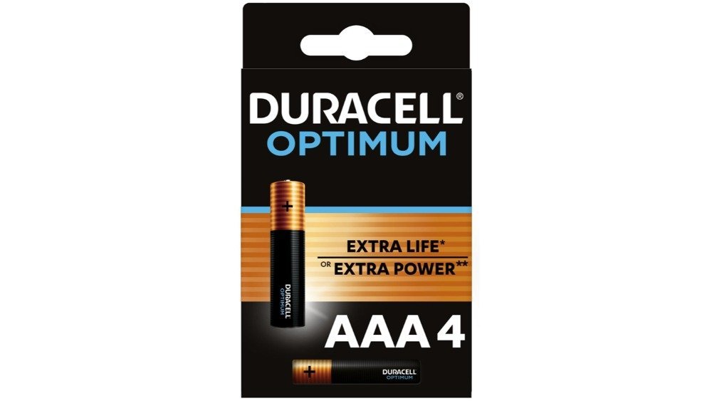 Duracell ალკალინის ელემენტი AA Optimum (4 pcs)