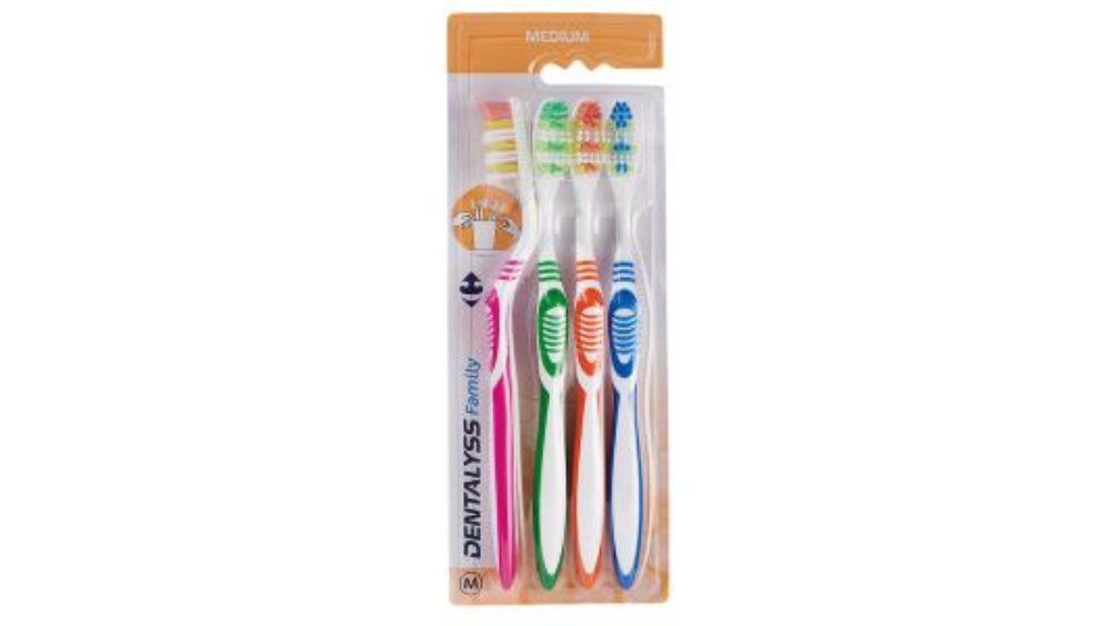 Carrefour toothbrush medium (4 pcs)