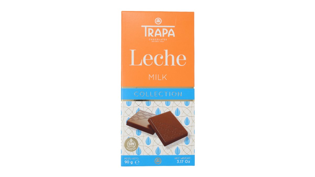 TRAPA Chocolate with milk (90 gr)