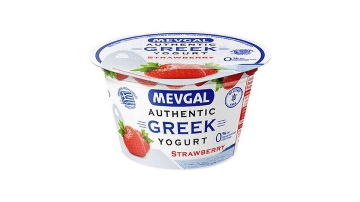 Mevgal Йогурт with strawberries