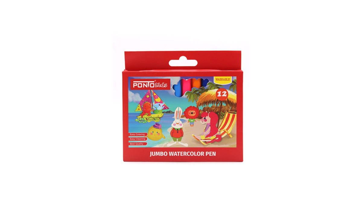 PONTO სკეტჩ მარკერების ნაკრები double-sided (12 pcs)