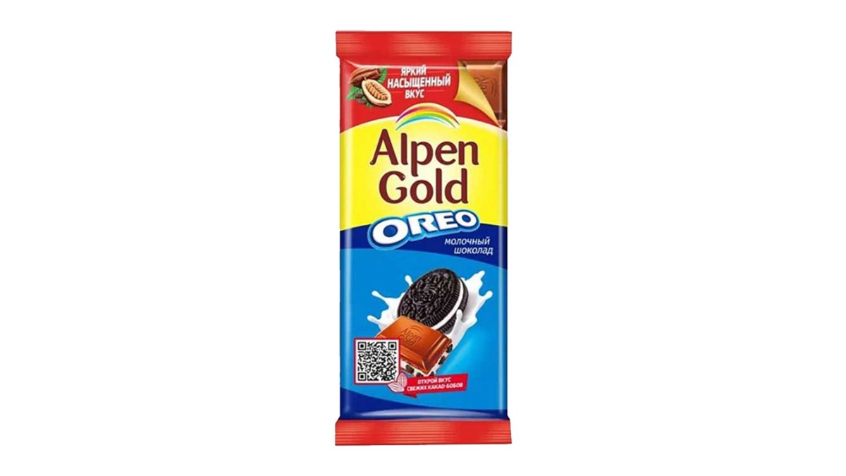 Alpen Gold Chocolate milky Oreo with vanilla and biscuits (95 g)
