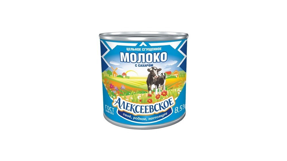 Aleksevskoye Condensed Milk 8.5% (380 gr)