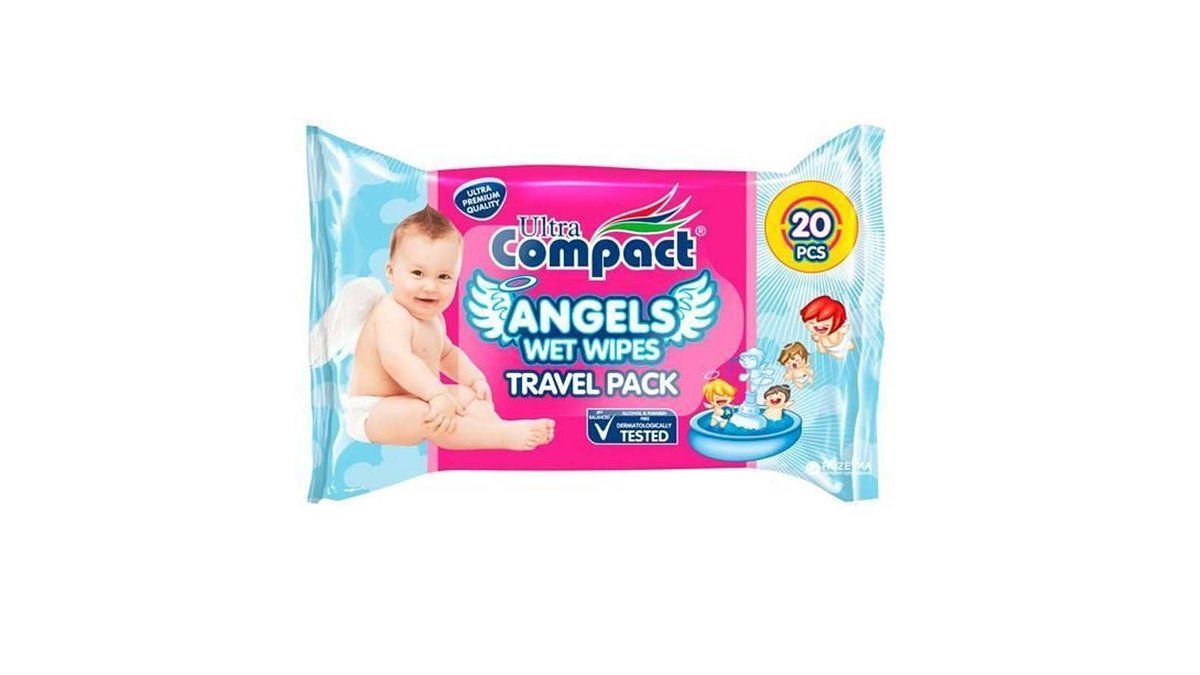 Compact Антибактериальные Влажные Салфетки (20 pcs)