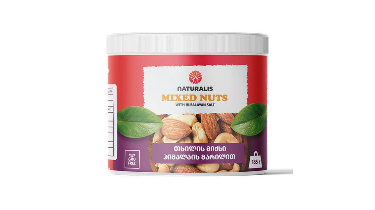 Nuts with Himalayan salt (185 გ)