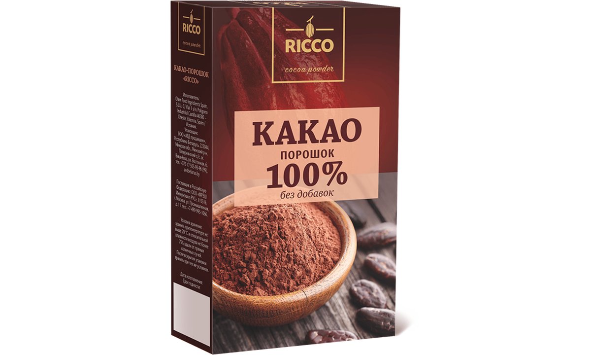 RICCO Какао 100% without additives (100 გ)
