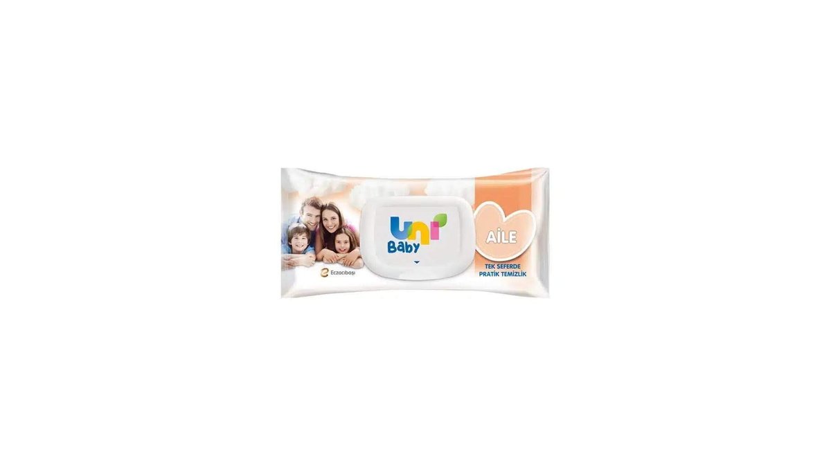Uni Baby Children Wet Wipes ბეიბი ფემილი (100 pcs)