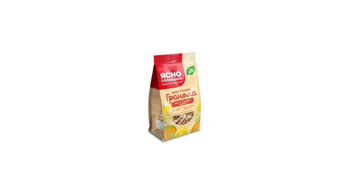 Solnishko Breakfast Cereal Mix Mango and Pineapple (250 g)