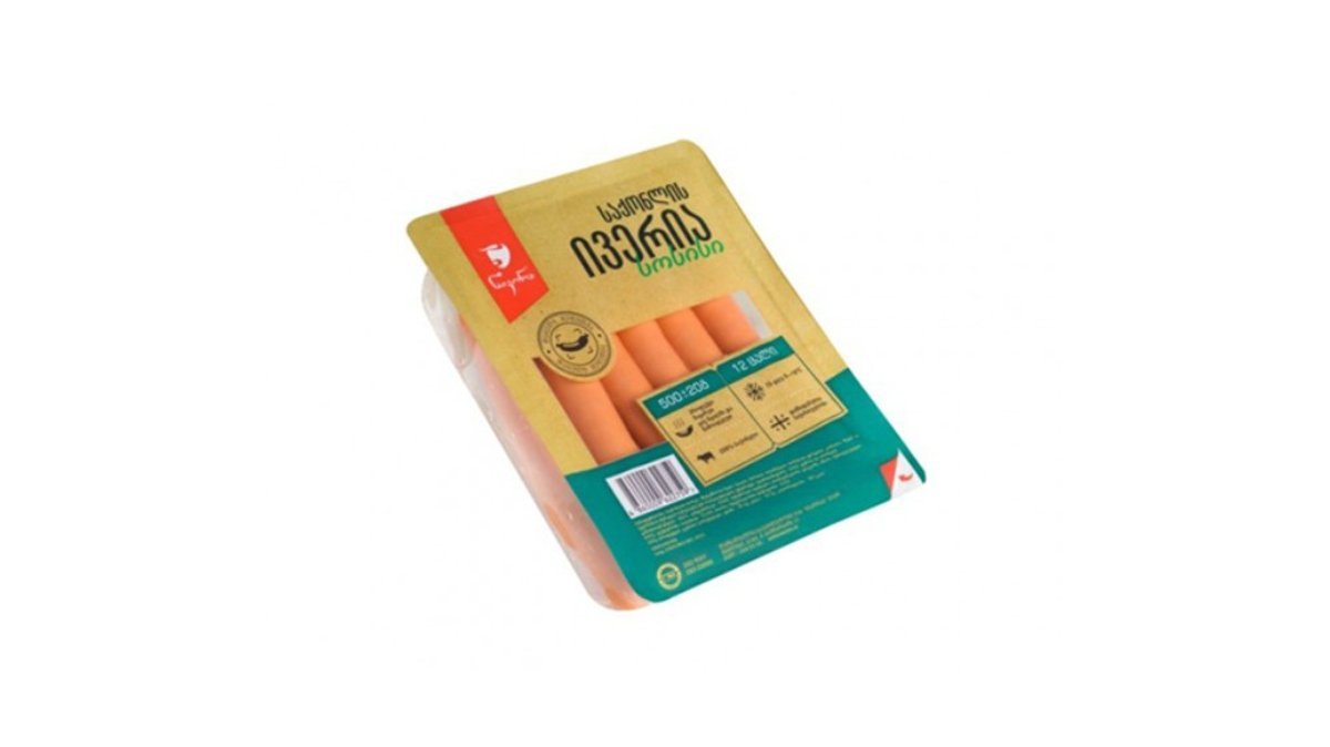 ნიკორა sausage საქონლის ხორცით (500 გრ)