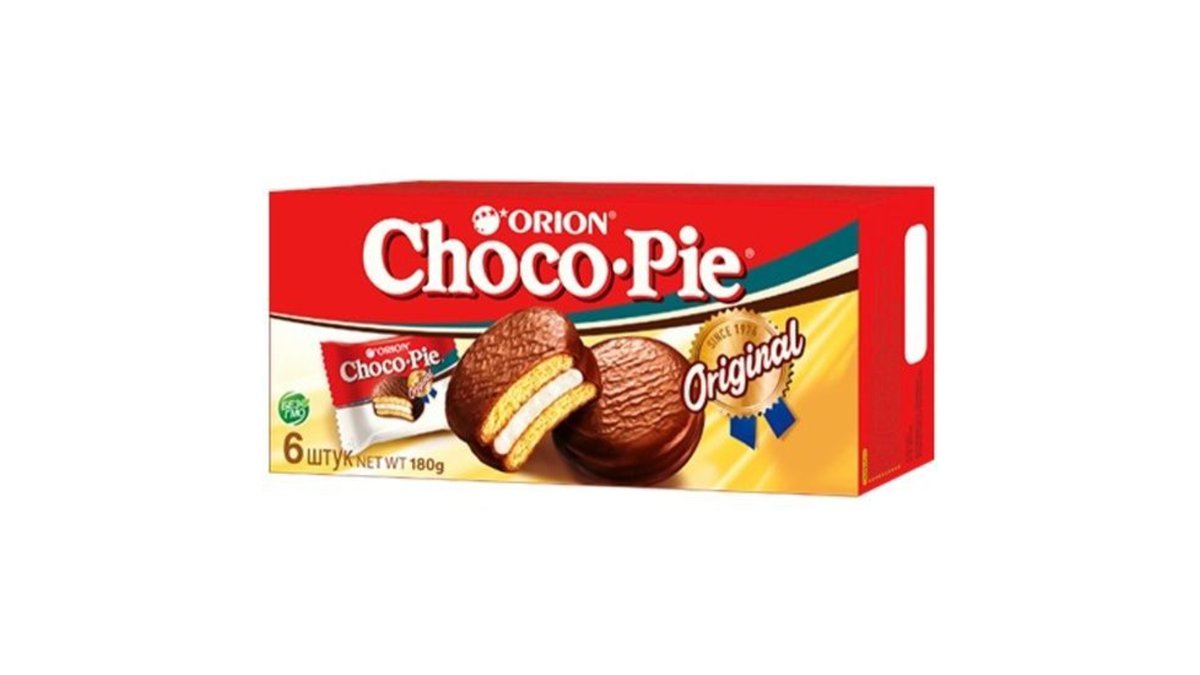 CHOCO PIE Песочное печенье ბისკვიტი შოკოლადით (6 pcs)