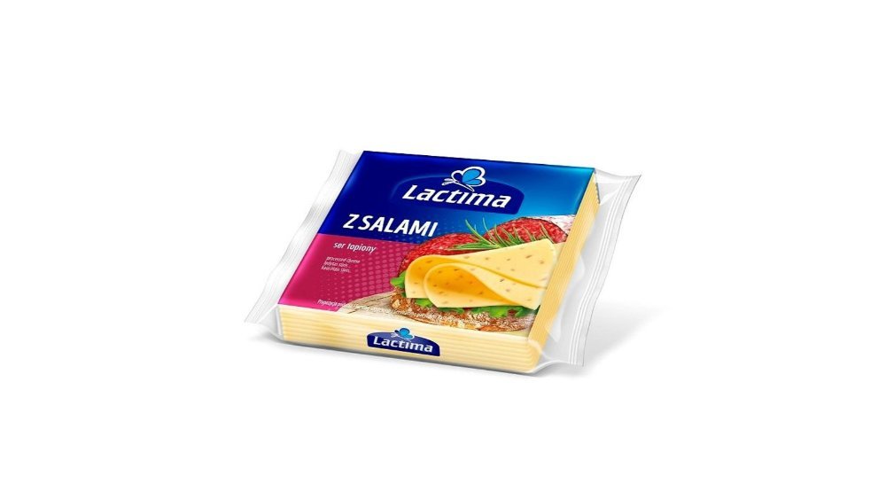 Lactima сыр melted cheese layers with salami (130 g)