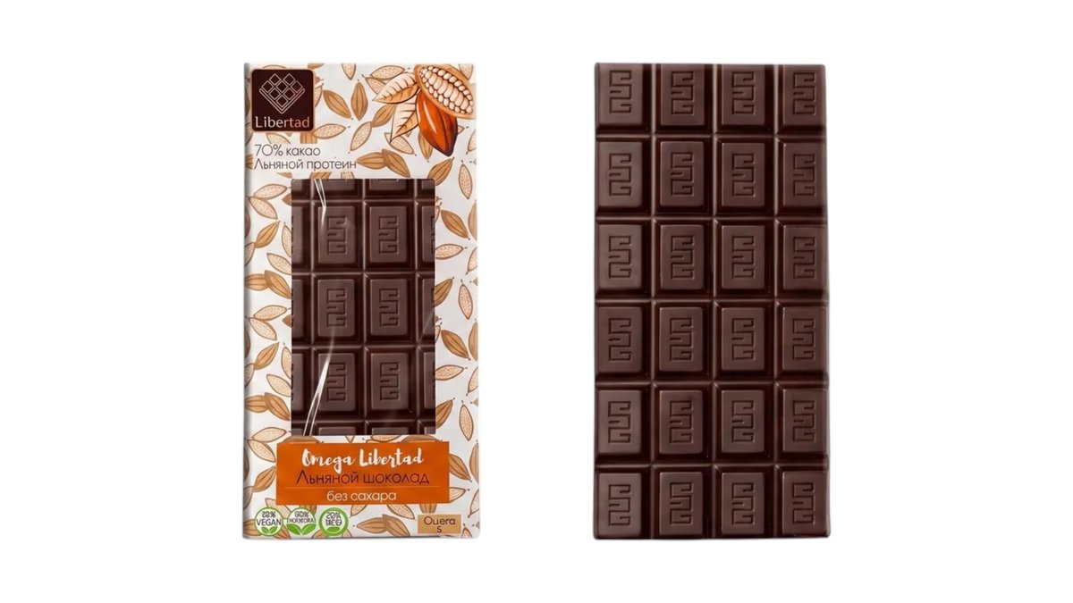 Omega Libertad Chocolate bitter 70% sugar-free (65 გ)