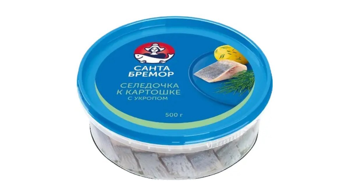 SANTA BREMOR fish Herring in potatoes (500 g)