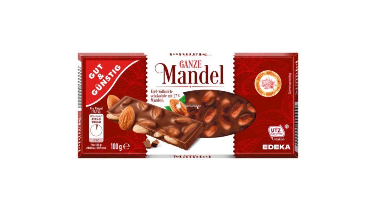 G+G Almonds in Milk Chocolate milk chocolate