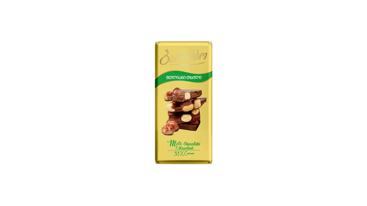 ბარამბო Chocolate შოკ ფილა მთლნ თხილი (83 გ)