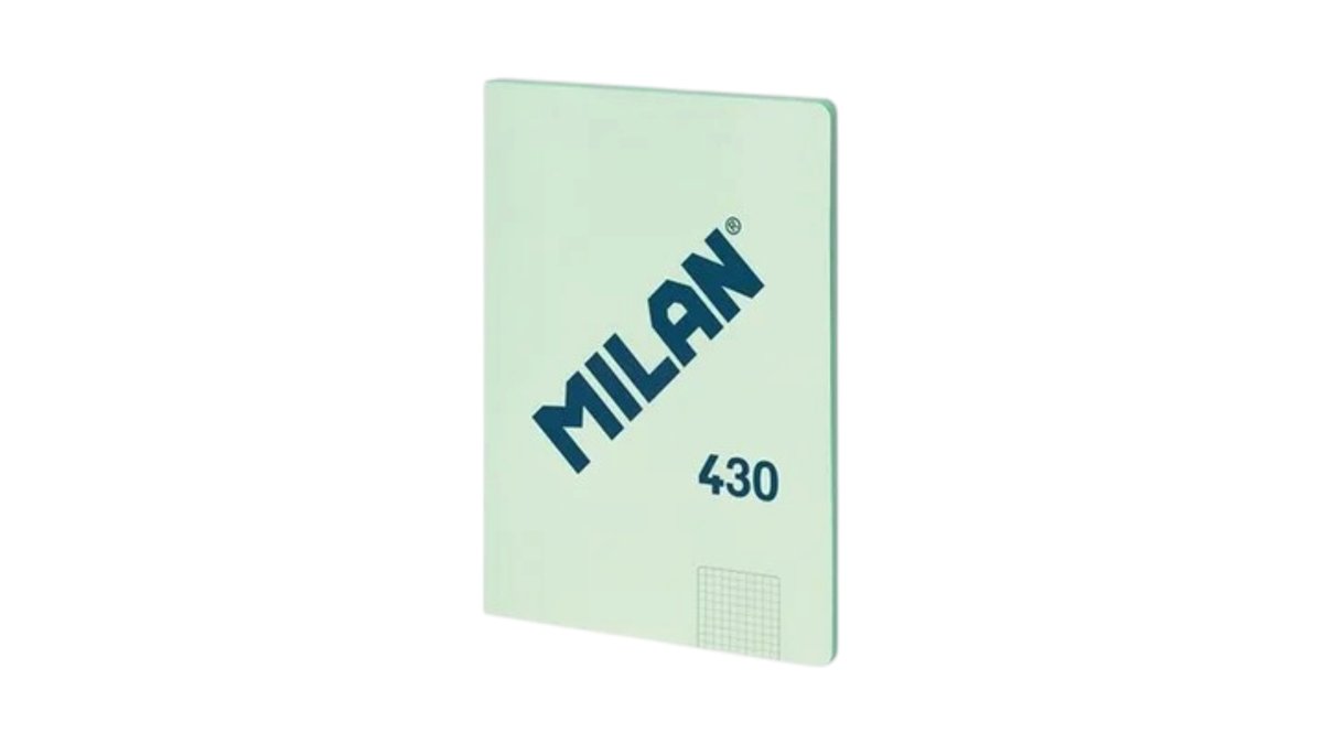 MILAN Notebook A4 green (95 გრ)