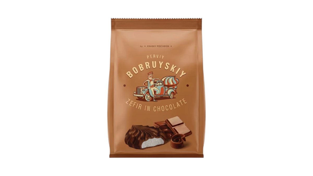 კრასნი პიშევიკ зефир in chocolate (230 g)