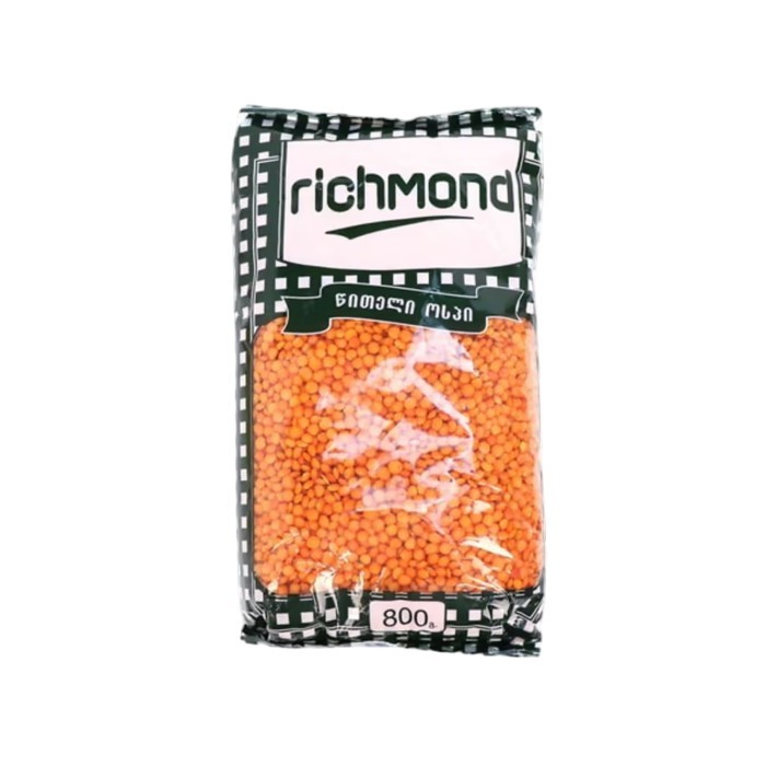 რიჩმონდი Red Lentils წითელი (800 გ)