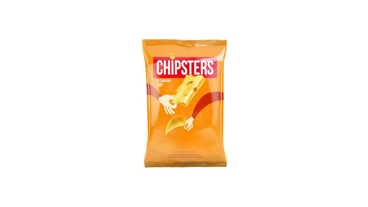 CHIPSTERS ჩიფსები ნატურ.ყველის (110 გრ)