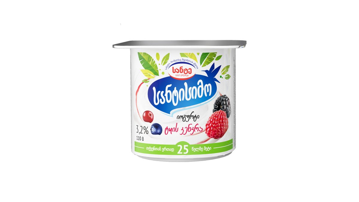 სანტისიმო yogurt Forest berries (110 g)