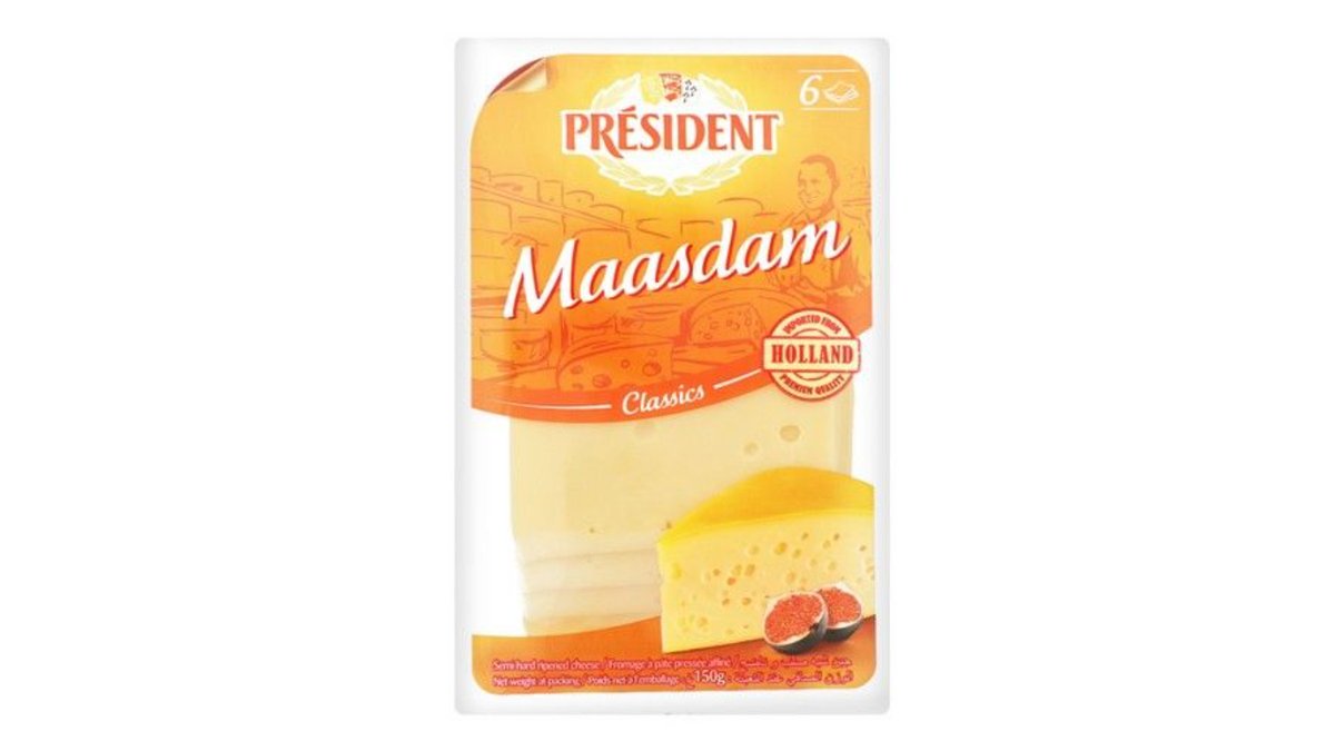 President ყველი Mazdami Slice (150 g)